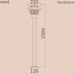 Llitt Stig Bollard