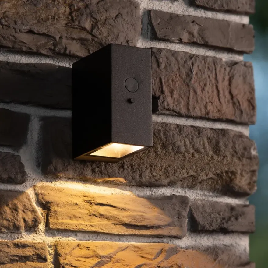Lucide Bolton Vägglampa Solcell