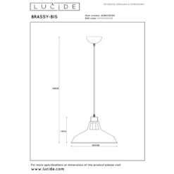 Lucide Brassy-Bis 31 Pendel E27