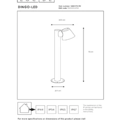 Lucide Dingo LED Pollare