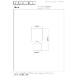 Lucide Fran Bordslampa E14