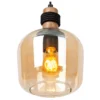 Lucide Ilona 3L Pendel Rak E27 Amber