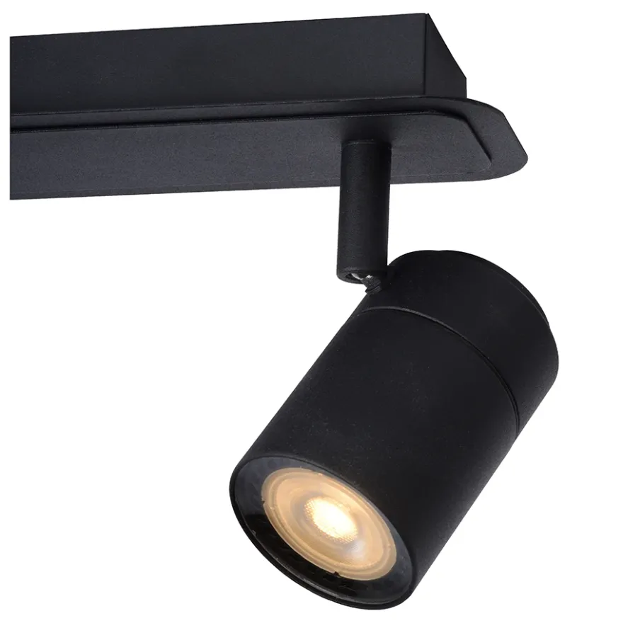 Lucide Lennert 2L Takspotlight IP44 Svart
