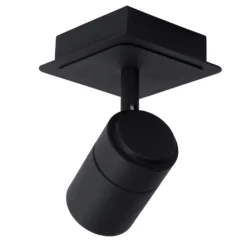 Lucide Lennert 1L Takspotlight IP44 Svart