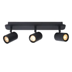 Lucide Lennert 3L Takspotlight IP44 Svart