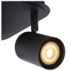 Lucide Lennert 4L Takspotlight IP44 Svart