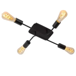 Lucide Lester 4L Taklampa Svart