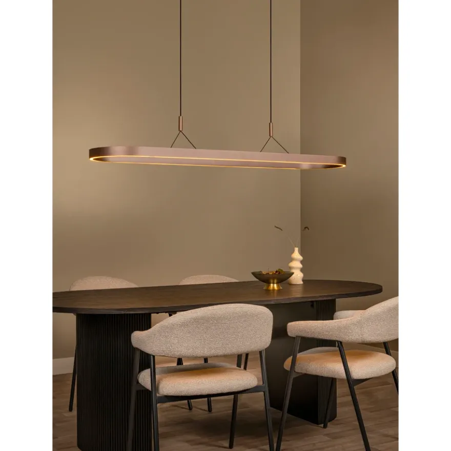 Lucide Liane 150 Pendel LED Rostbrun