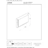 Lucide Lomar 11 Vägglampa LED Rost
