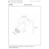 Lucide Ritmo 1L Takspotlight GU10 Mini