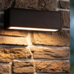Lucide Sutton Vägglampa Solcell