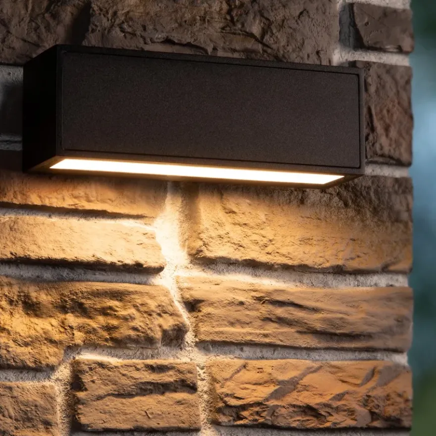 Lucide Sutton Vägglampa Solcell