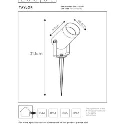 Lucide Taylor Spotlight Markspett IP65