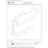 Lucide Thesi Husnummerarmatur LED IP54