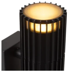 Lucide Timbala Vägglampa Dubbel GU10 Svart