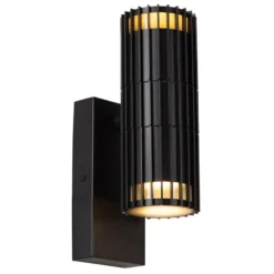 Lucide Timbala Vägglampa Dubbel GU10 Svart