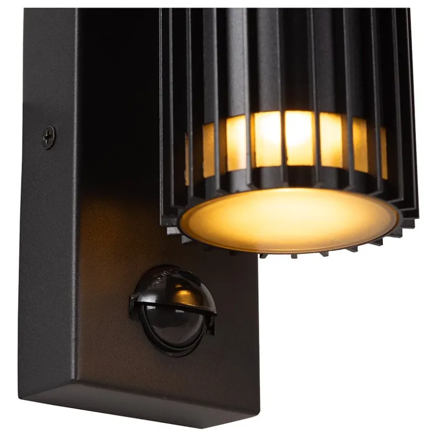 Lucide Timbala Vägglampa Dubbel GU10 Sensor