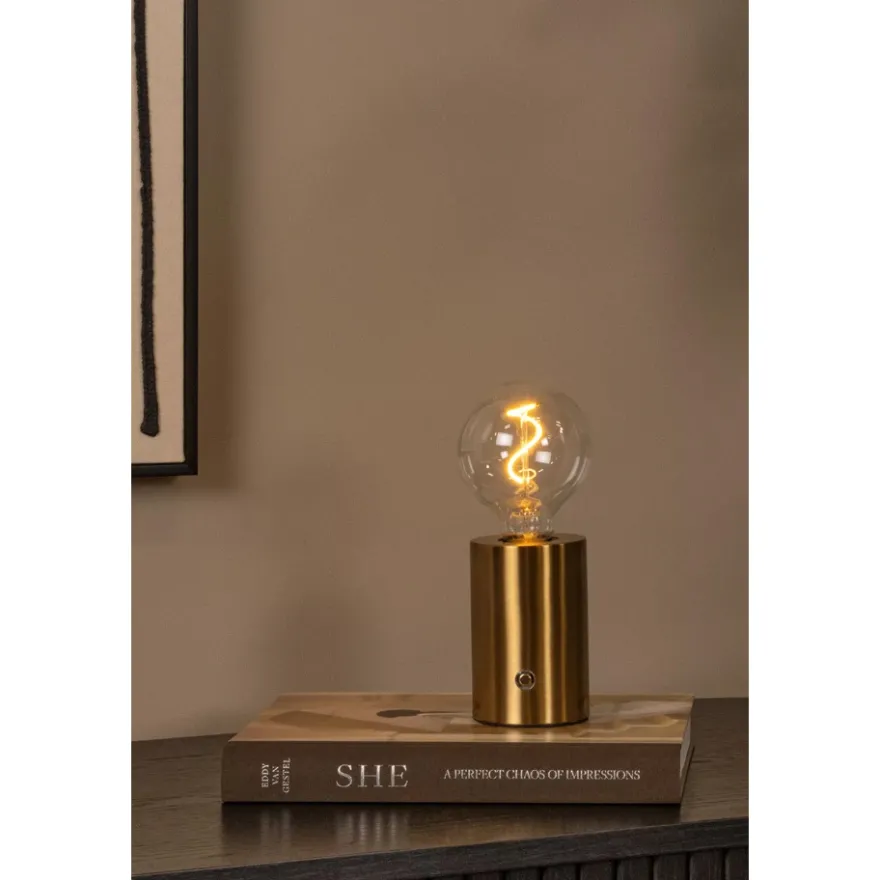 Lucide Vivo Bordslampa Laddbar Dim