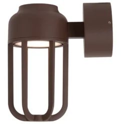 Lucide Wells Vägglampa LED Rost