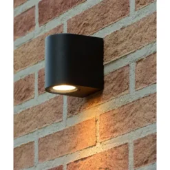 Lucide Zaro Round Vägglampa Enkel GU10
