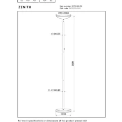 Lucide Zenith Golvlampa LED 20W