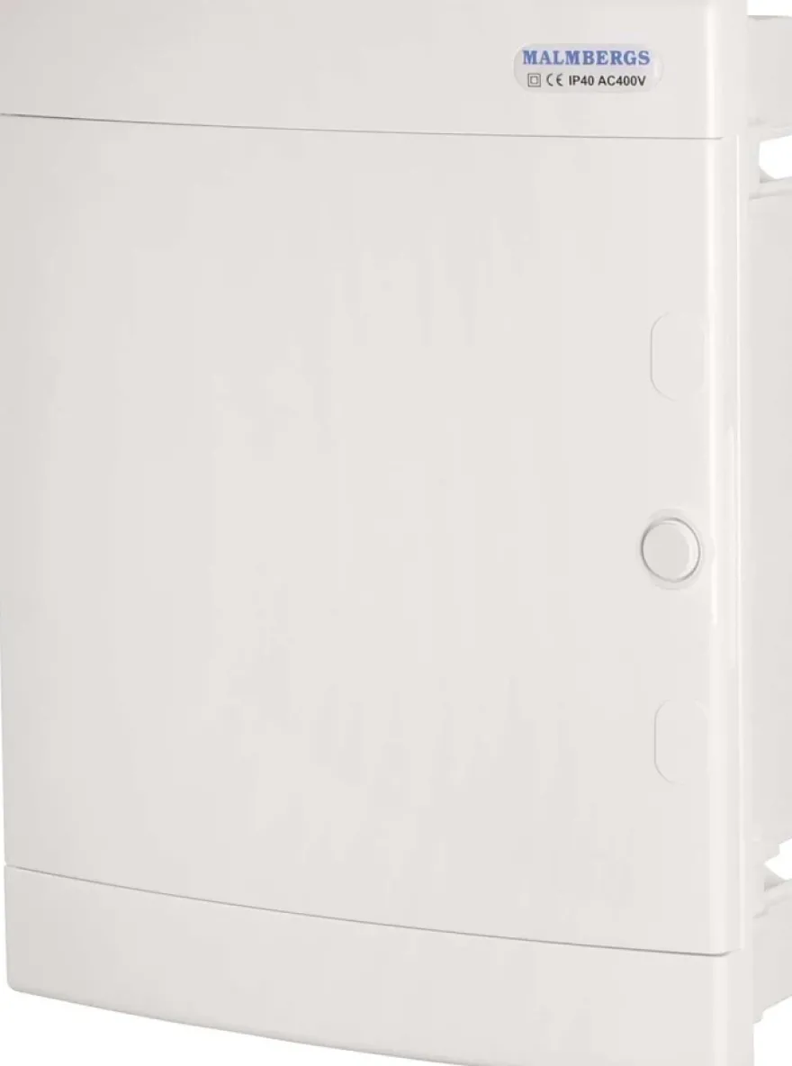 Malmbergs Förmonterad Normcentral Plast 2x12 mod Infälld