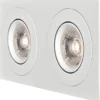 Namron Alfa Downlightram Fyrkant Dubbel