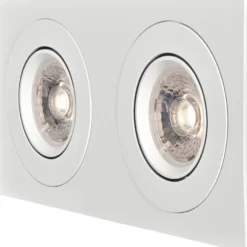 Namron Alfa Downlightram Fyrkant Dubbel