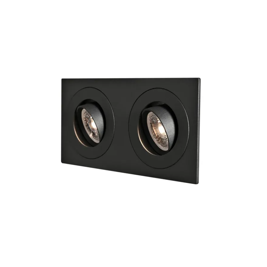 Namron Alfa Downlightram Fyrkant Dubbel