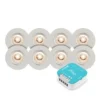Namron Alfa Eco Downlight Tune 8W 8-pack + Plejd