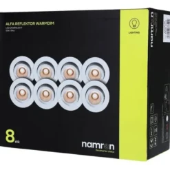 Namron Alfa Reflektor Tune LED Downlight 10W 8-pack