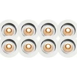Namron Alfa Reflektor Tune LED Downlight 10W 8-pack