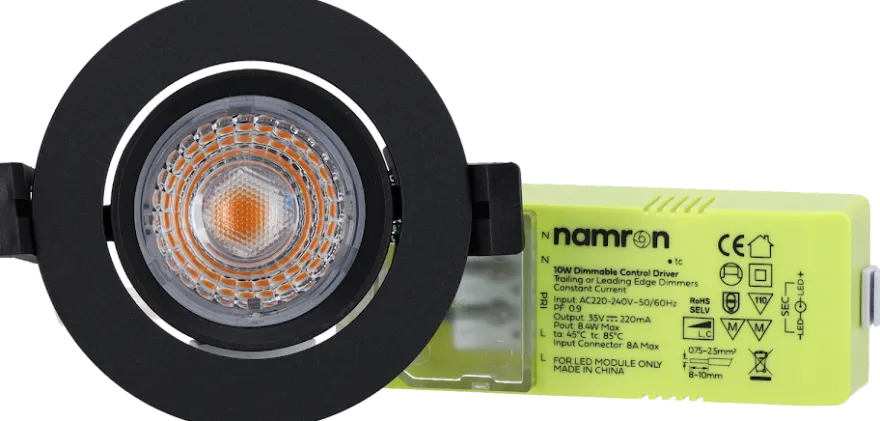 Namron Alfa Tilt LED Downlight 10W 230V