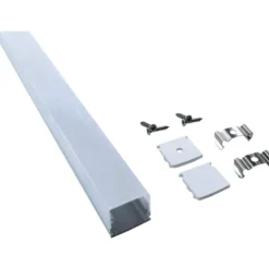 Namron Aluminiumprofil 2114 Utanpåliggande 2m