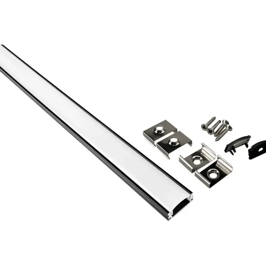 Namron Aluminiumprofil 1807 Utanpåliggande 2m