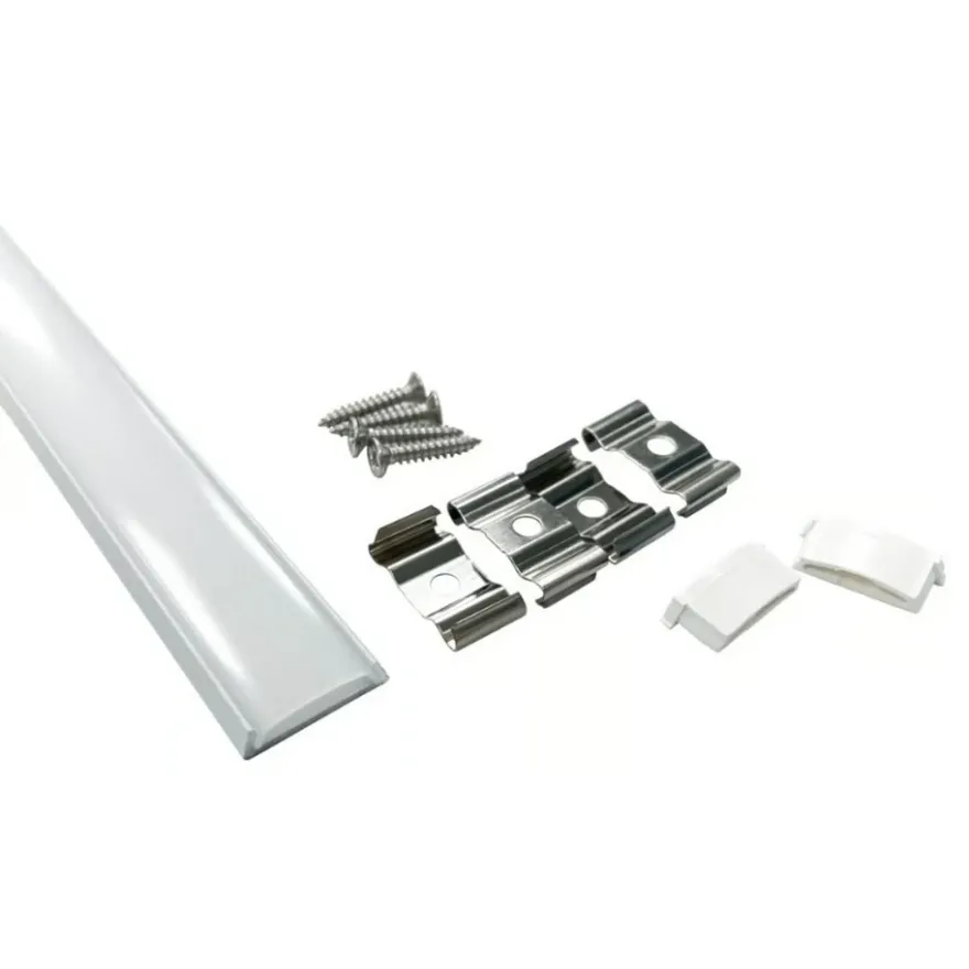 Namron Aluminiumprofil 1804 Utanpåliggande 2m