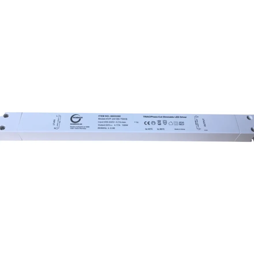 Namron Driver LED Strip 24VDC 100W