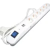 Namron Grenuttag Jordat 6-vägs 2 USB + brytare
