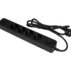 Namron Grenuttag 4-vägs + 1xUSB-A 1xUSB-C 1,5m