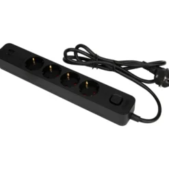 Namron Grenuttag 4-vägs + 1xUSB-A 1xUSB-C 1,5m