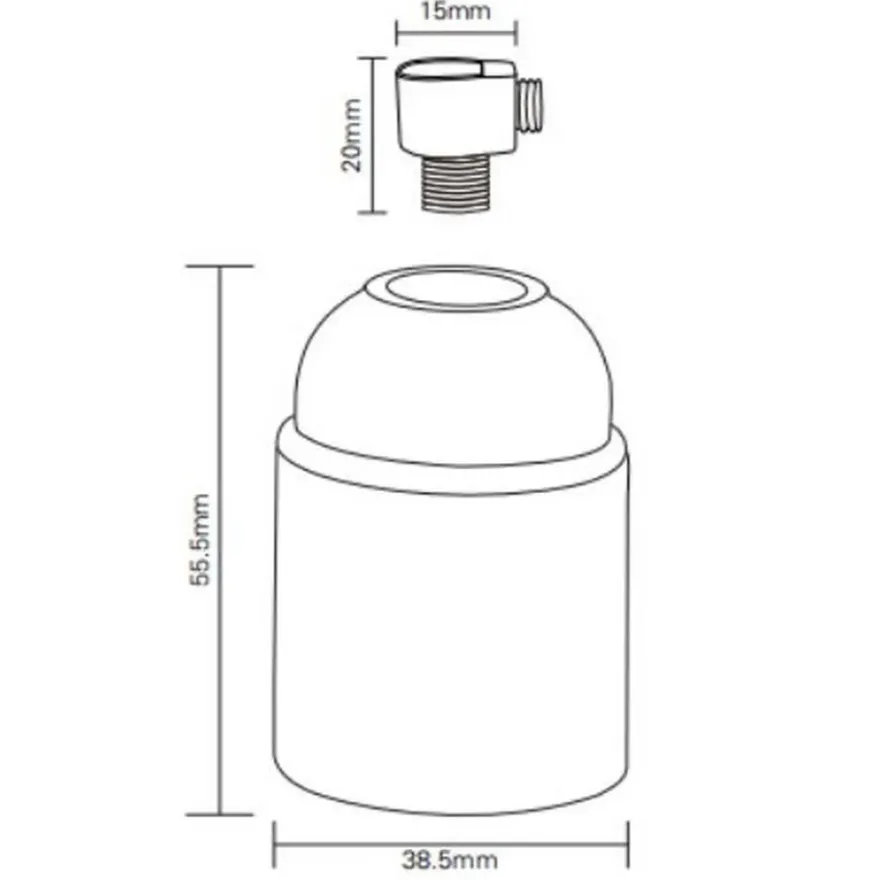 Namron Lamphållare Slät E27