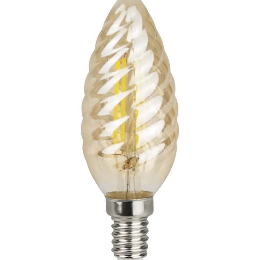 Namron LED Kron Amber Vriden Dim 4W E14 2500K
