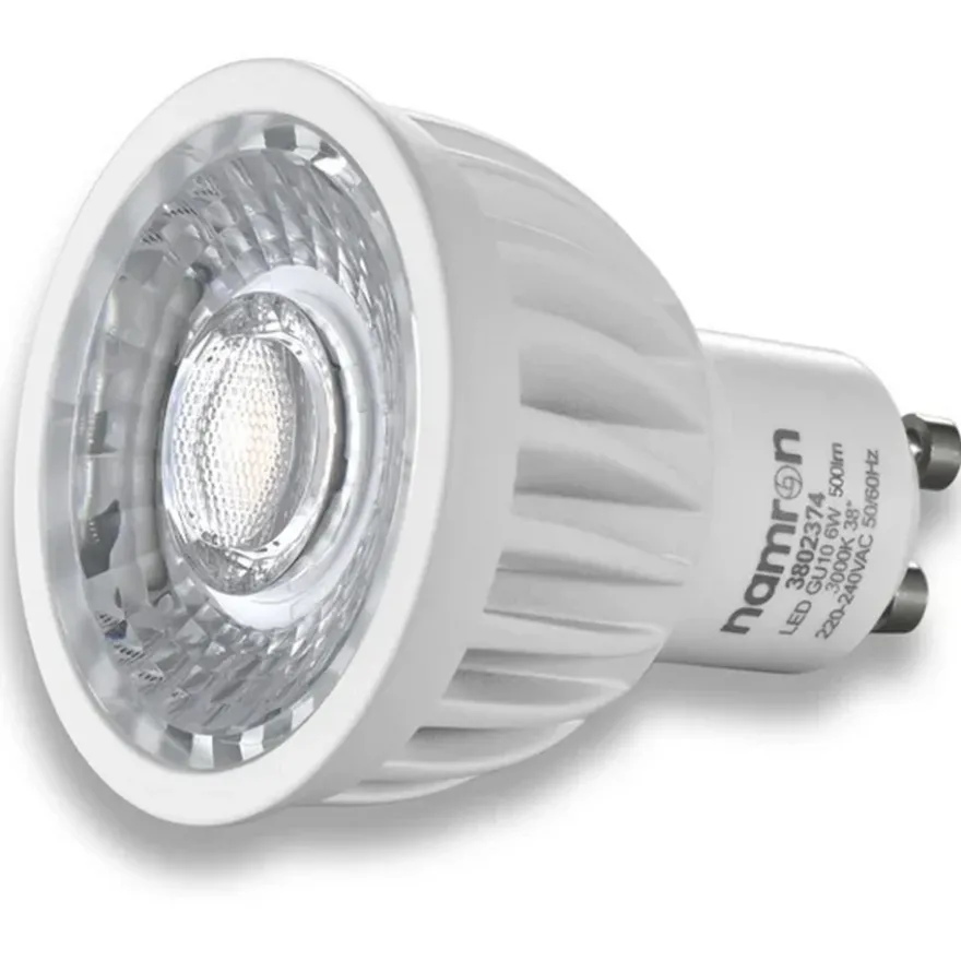 Namron LED-lampa 6W 3000K GU10