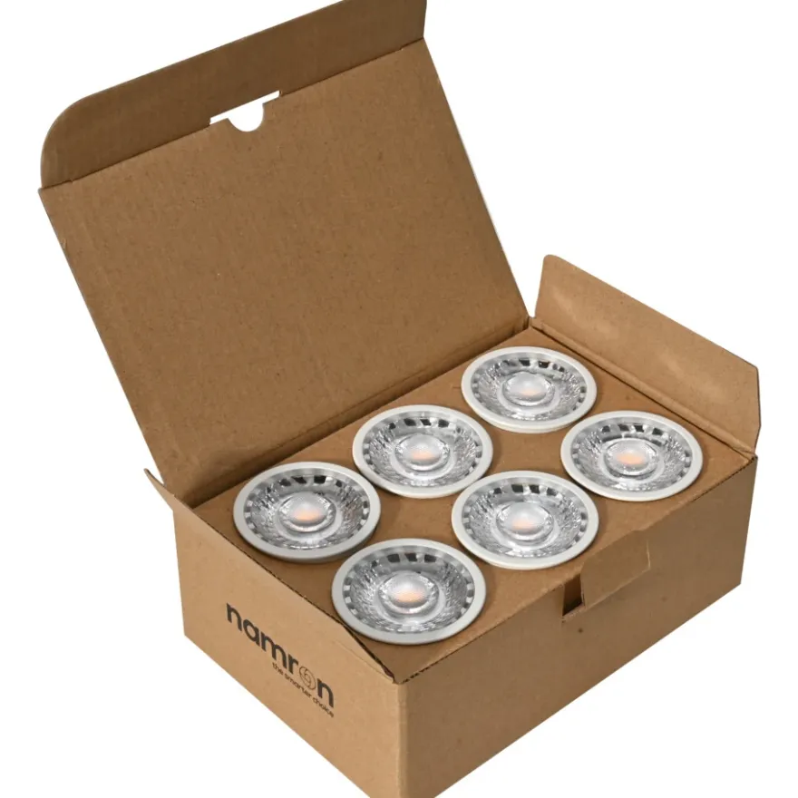 Namron LED 6W GU10 2700K Dimbar 6-pack