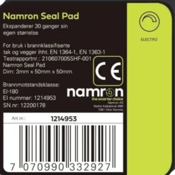 Namron Seal Pad Brandplatta