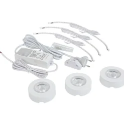 Namron Startpaket Skåpbelysning LED Spot 3W 3-pack