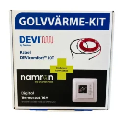 Namron Termostat med DEVIcomfort Värmekabel 10T