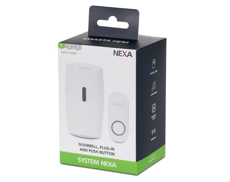 Nexa MLR-1923-SET Dörrklocka Trådlös Plug-in