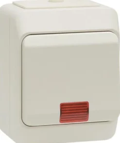 Nordic strömbrytare IP44 med lampa