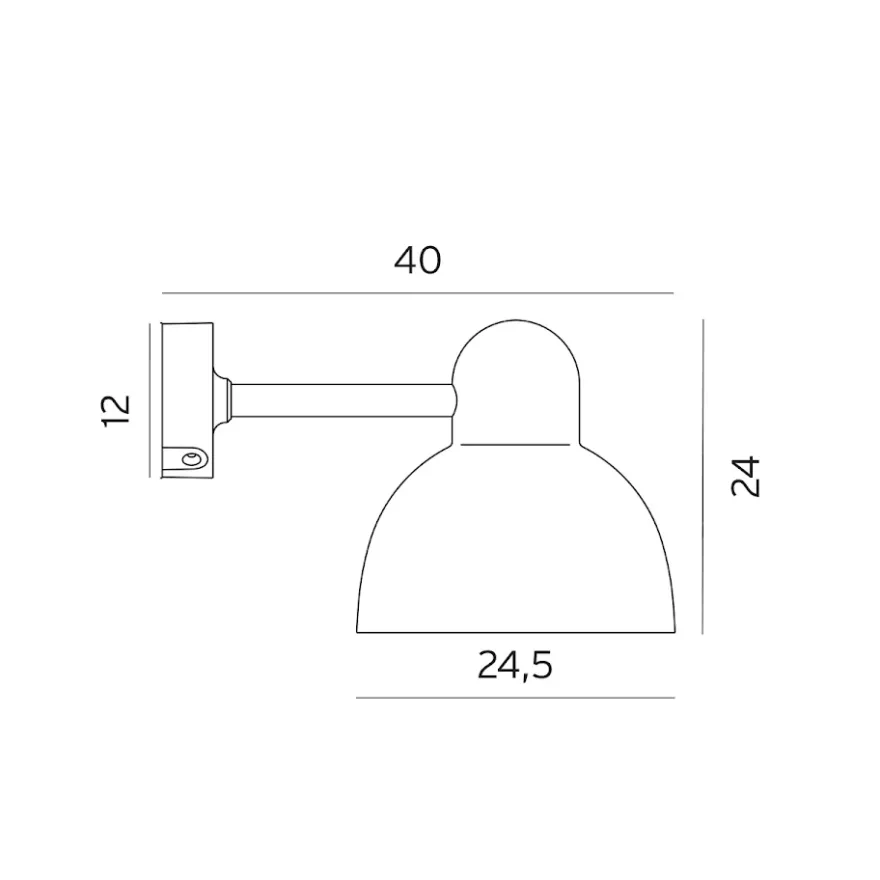 Norlys Koster 724 Vägglampa